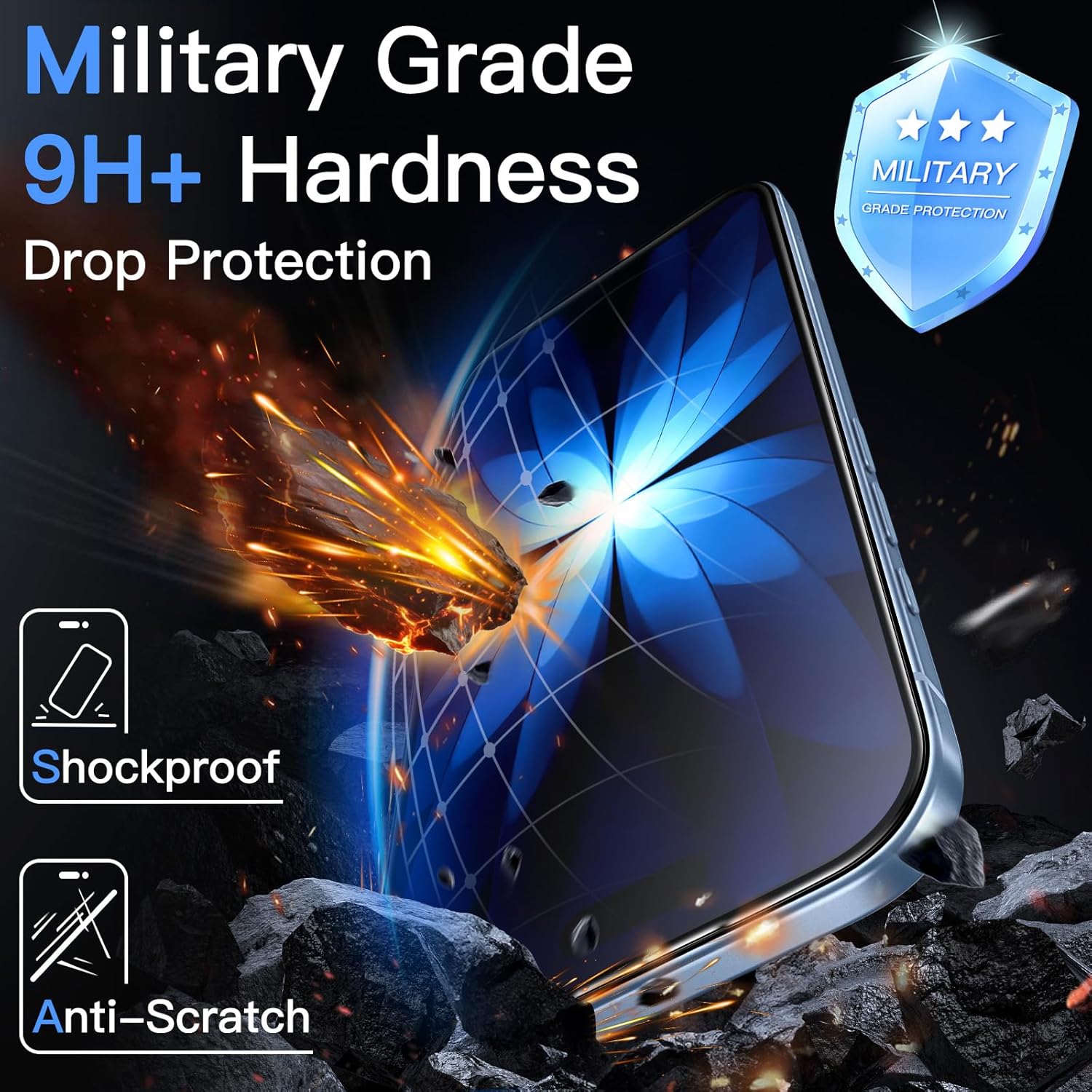Anti Reflective Clear Glass - iPhone 16/17-Series