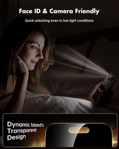 Privacy Tempered Glass iPhone 16/17-Series, Samsung S24/25-Series