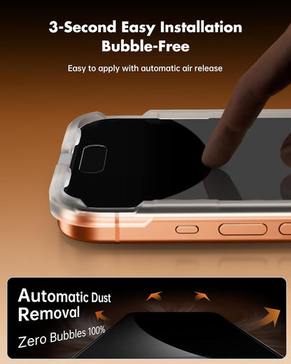 Privacy Tempered Glass iPhone 16/17-Series, Samsung S24/25-Series